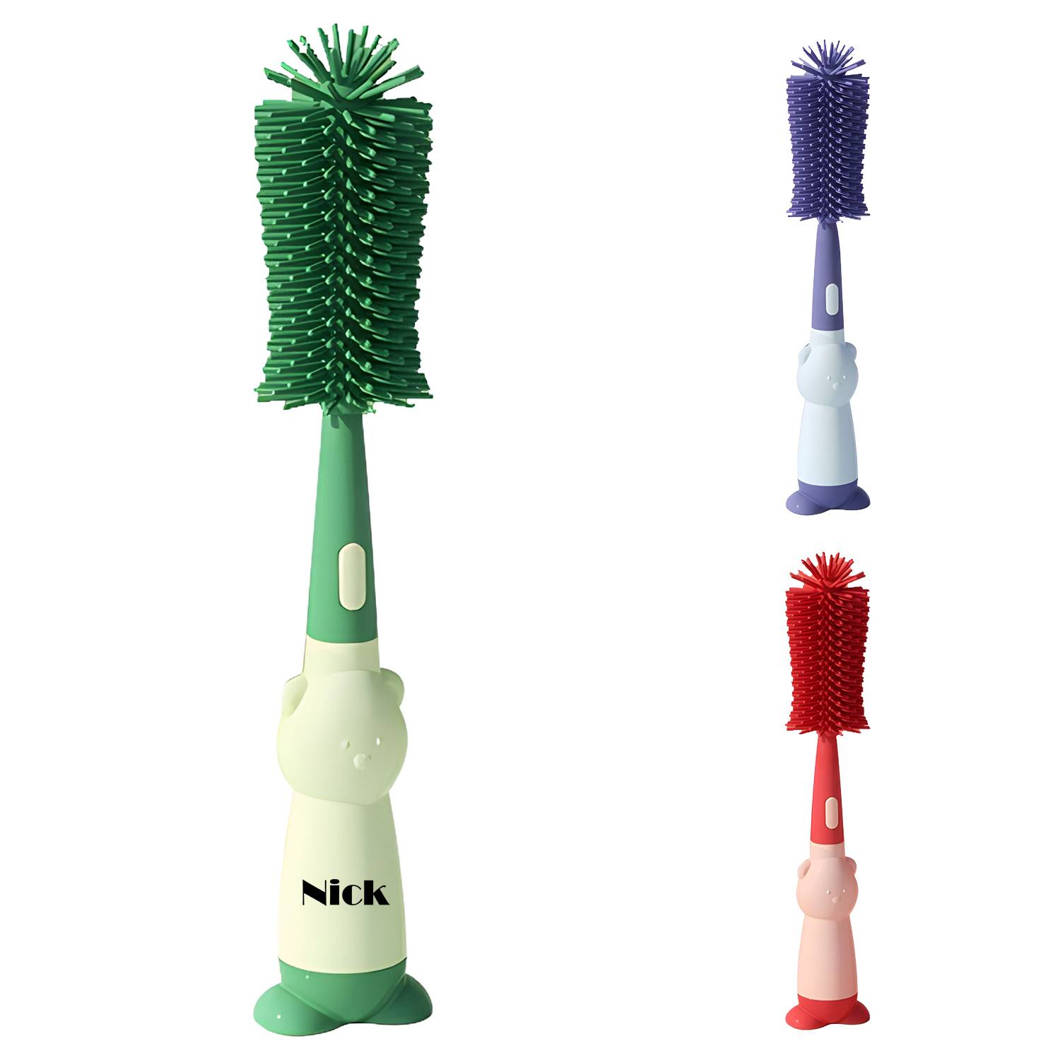 Bottle Brush Set Multi-functional Silicone Cleaning 8
