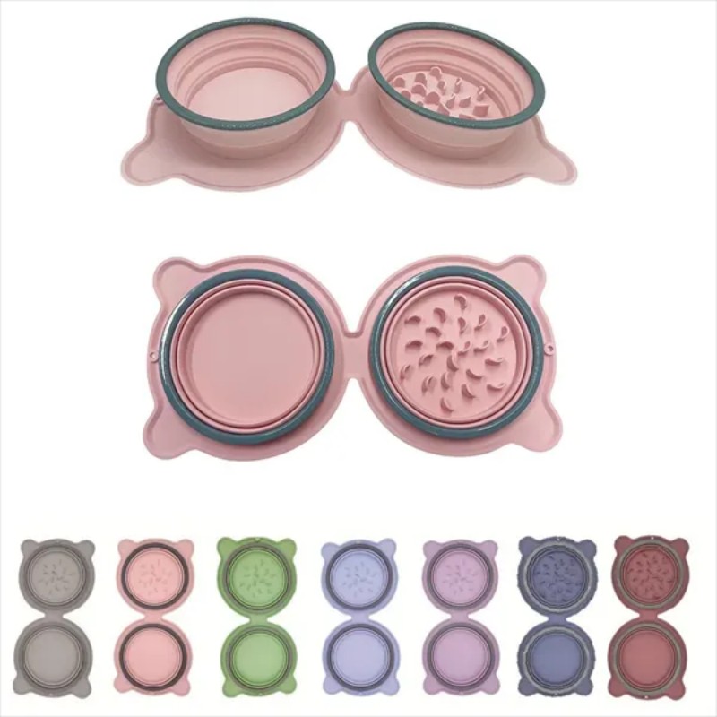 Silicone Folding Outdoor Dog Bowl 1
