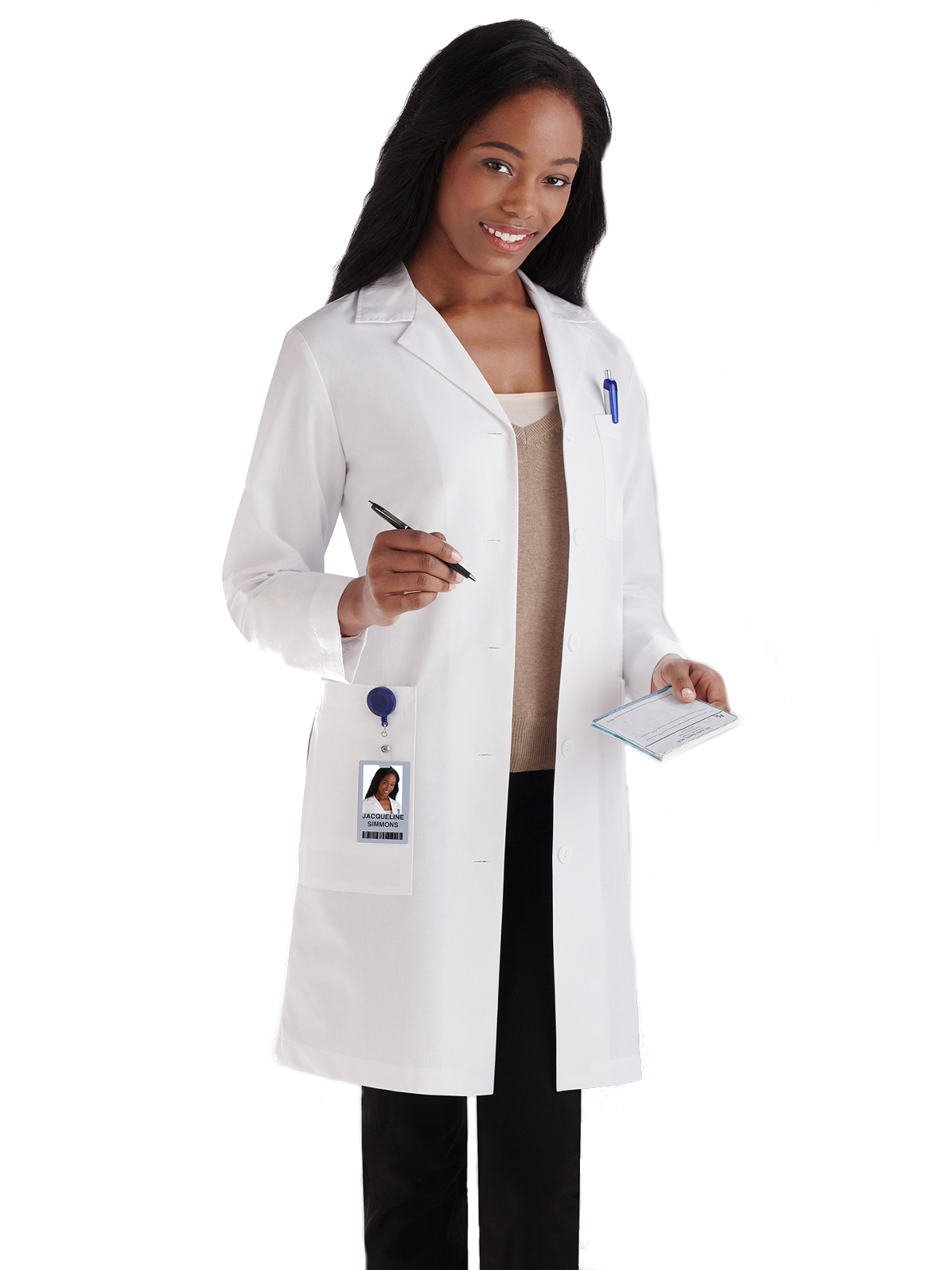 Meta Labwear - Women's Five-Pocket 37" Full-Length Lab Coat