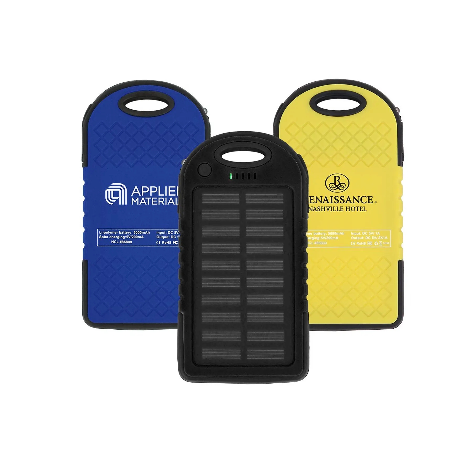 5000mAh Solar & Waterproof Rechargeable Powerbank 5