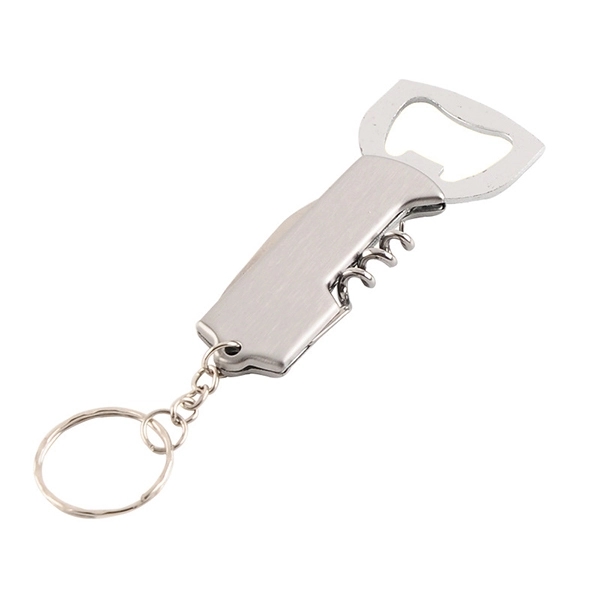 Custom 3-in-1 Wine Bottle Opener keychain 3