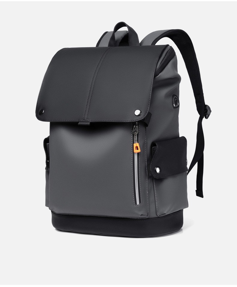Oxford Waterproof Buckle-Flap Backpack 6