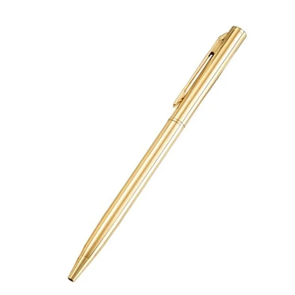 Luxury Gold Slim Metal Hotel Pen 2