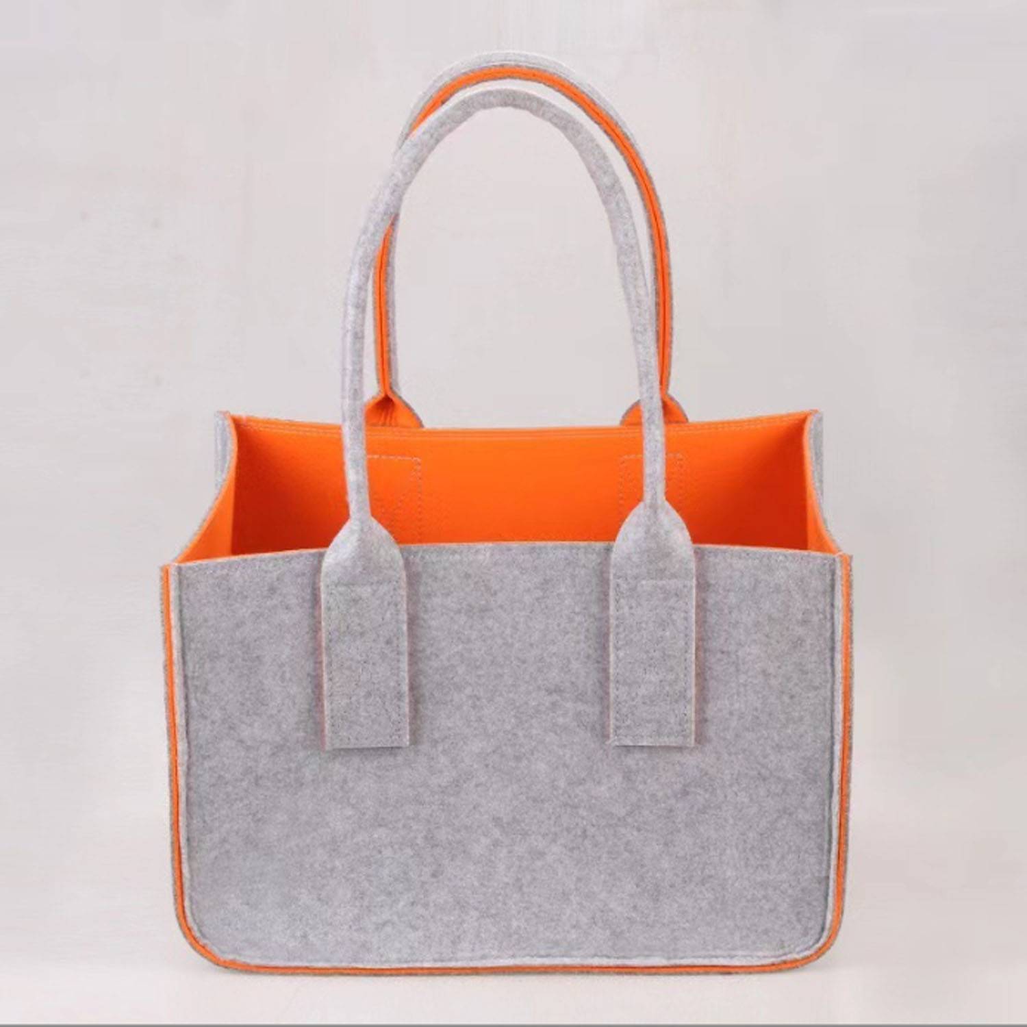 Foldable Felt Shopping Tote Bag, custom tote bag with logo imprint 2