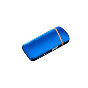 Exquisite Gold Break Shaped Dual E Arc Lighter With Phoenix Mark 25