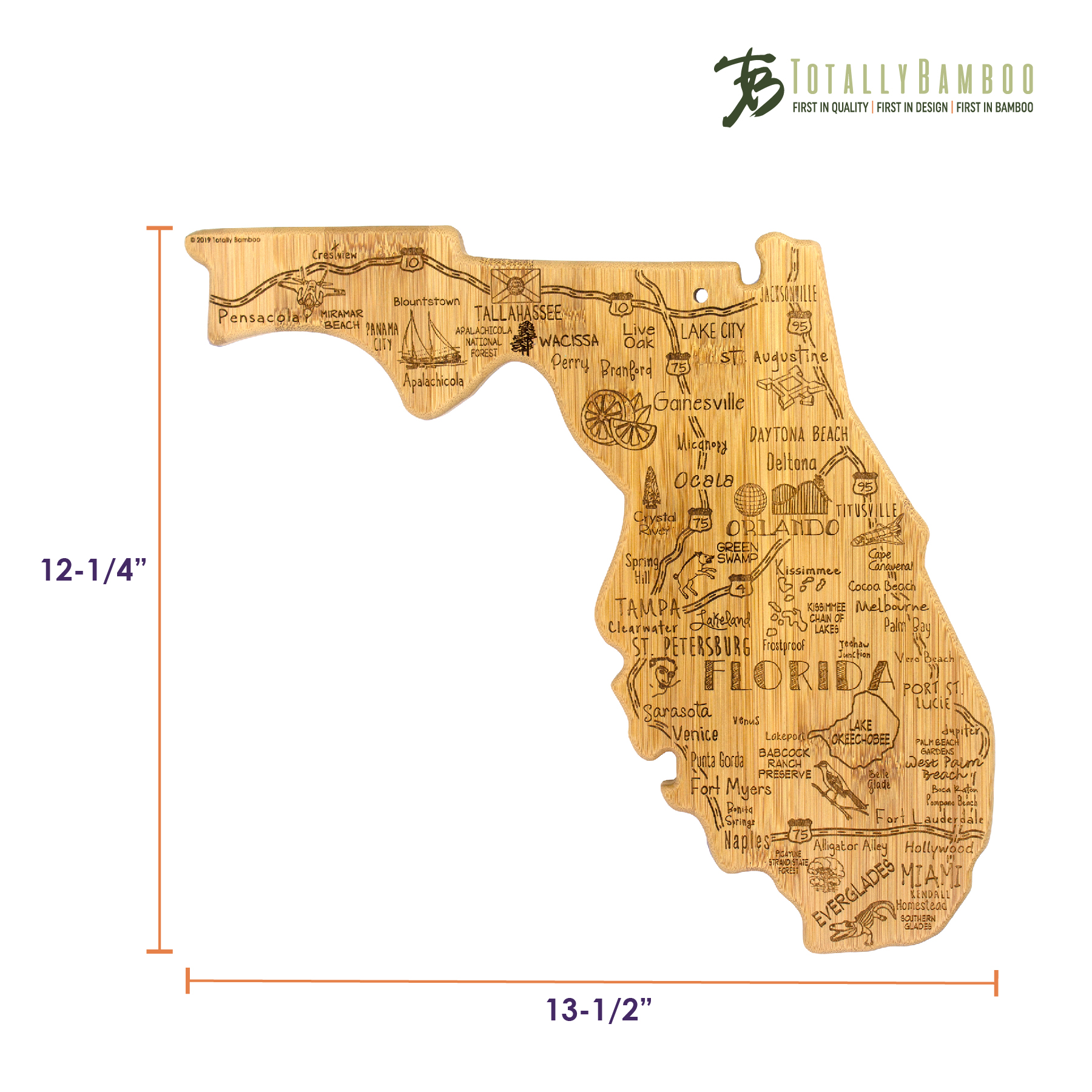 Destination Florida Cutting & Serving Board 2
