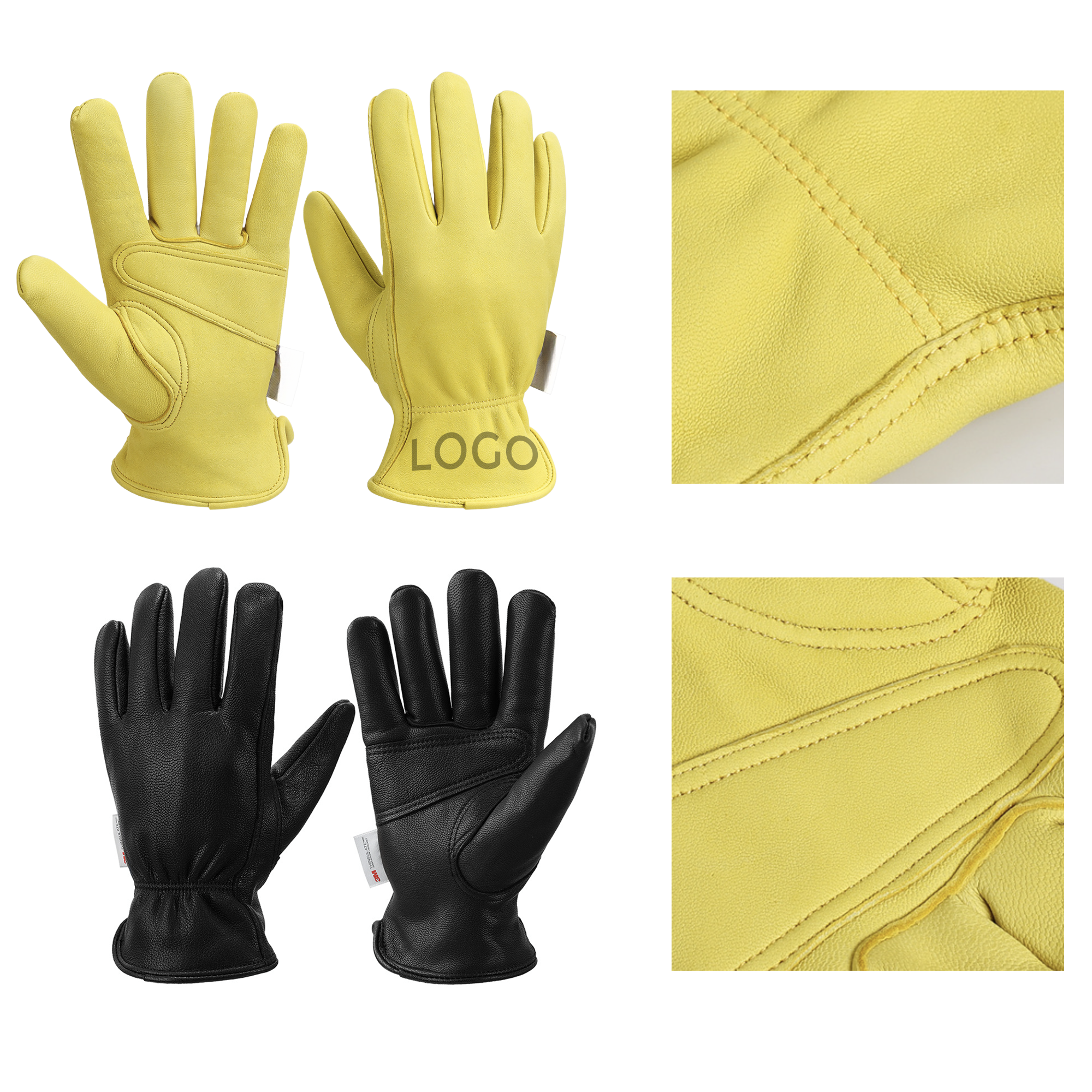MOQ 10 PCS Cozy Woolen Warm Gloves 2