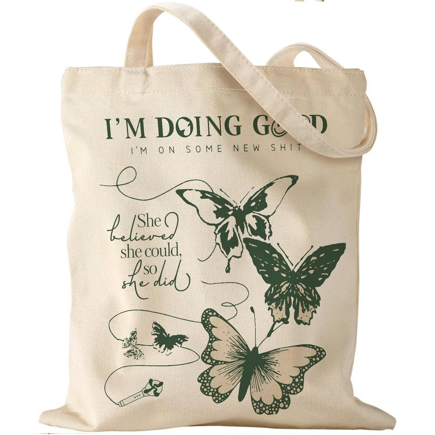 Large Capacity Open Top Canvas Tote Bag, custom tote bag with logo imprint 14