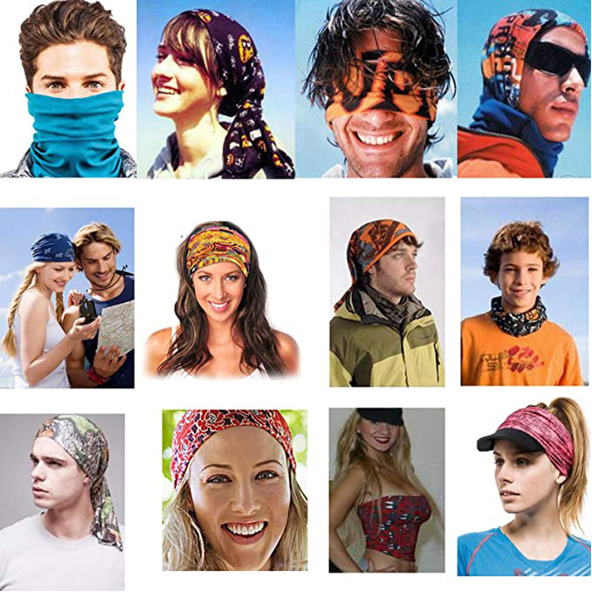 Multifunctional Seamless Headwear Magic Bandana 3