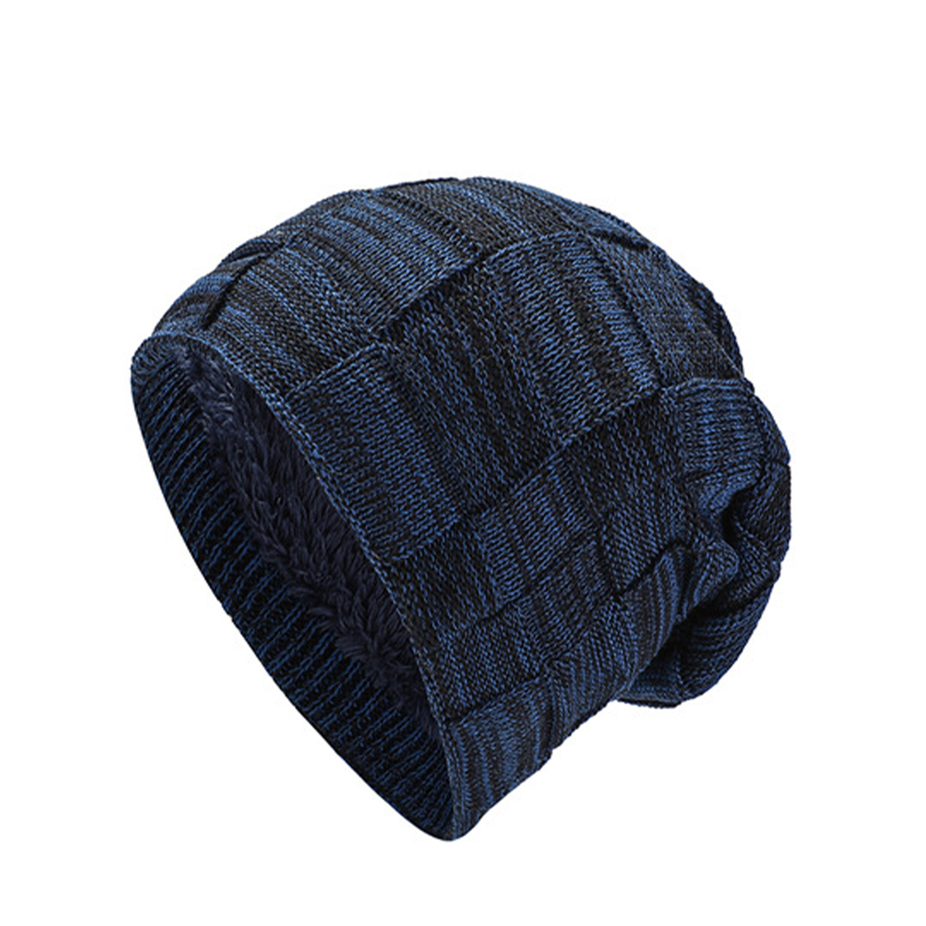 Men Lined Knit Warm Thick Binie Hat 13