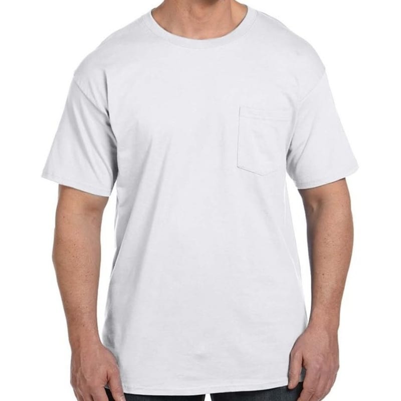 Hanes 6.1 Oz. Beefy-T® With Pocket 2