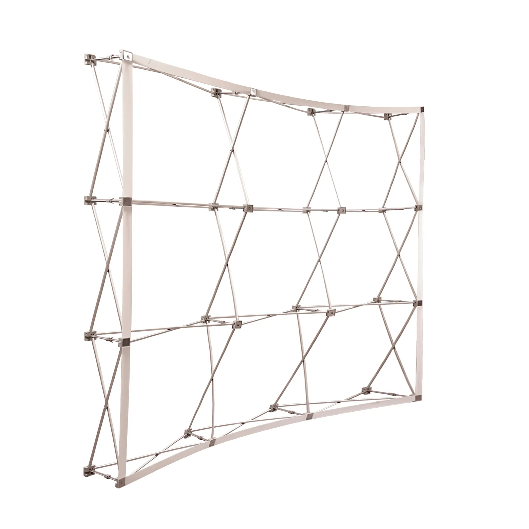 10'x10' Curved Pop Up Fabric Foldable Display Wall 3