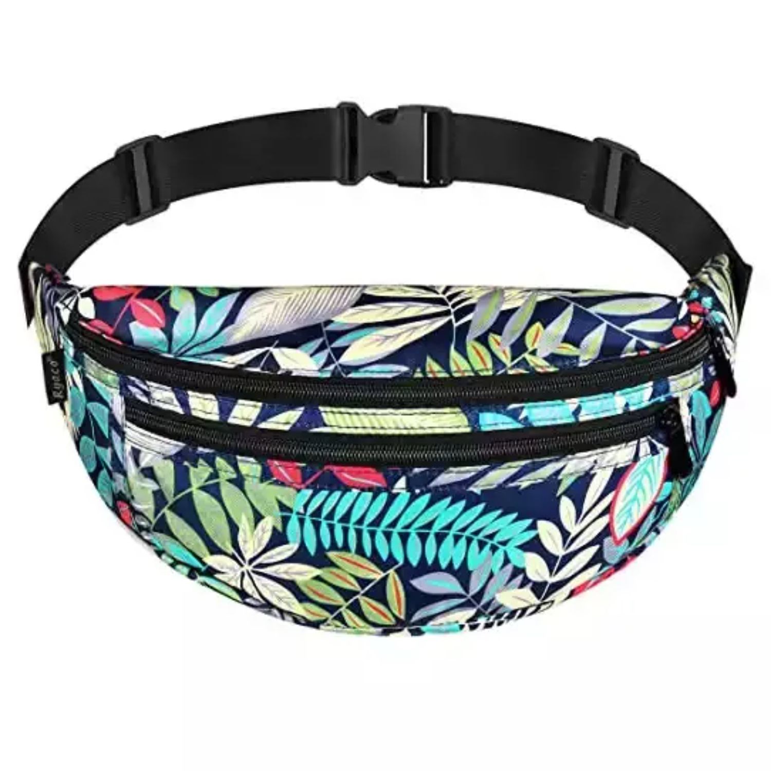 3 Zip Waist Bag rPET Recycled 600D Polyester Sublimation Fanny Pack