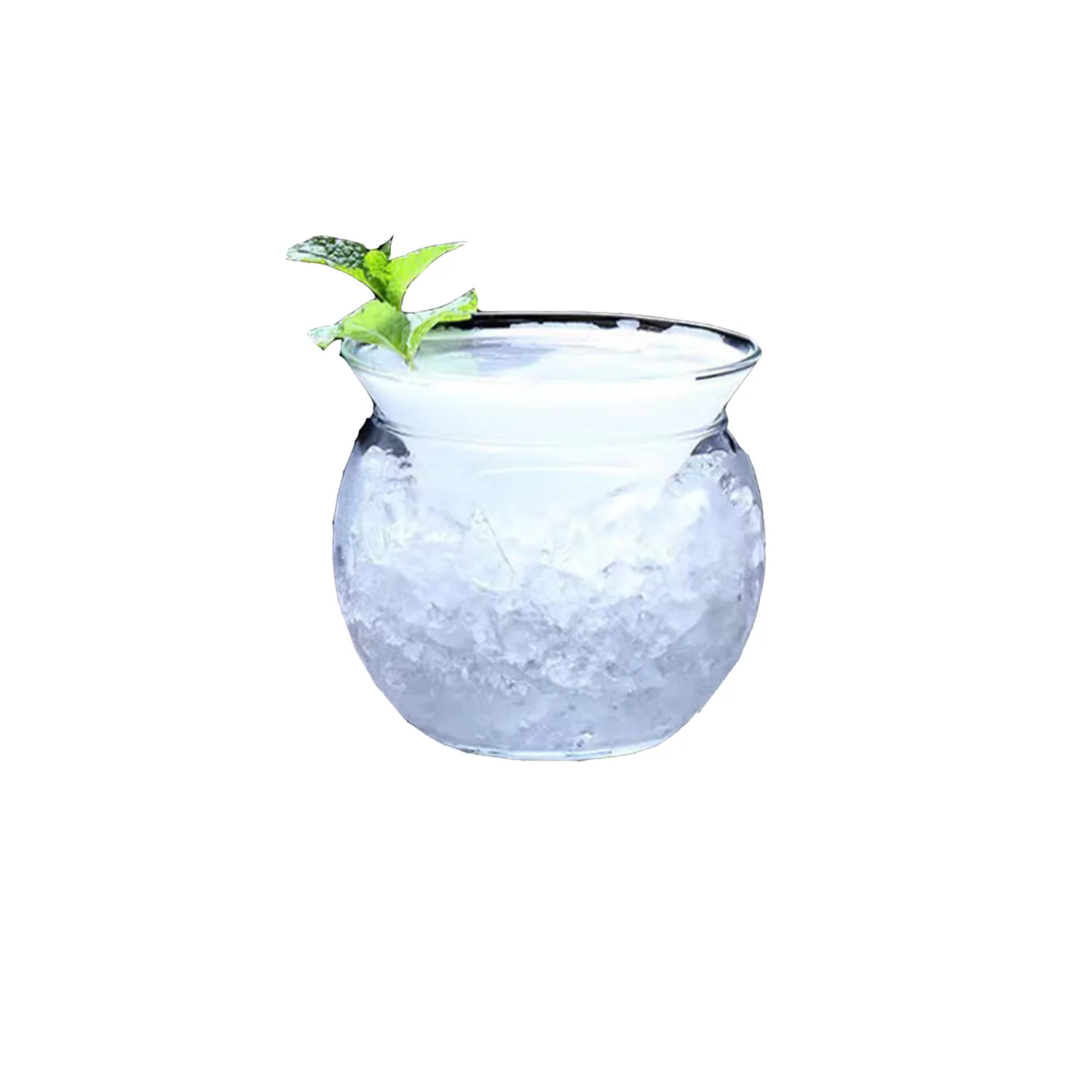 7 Oz. Glass Cocktail Triangle Cup 3