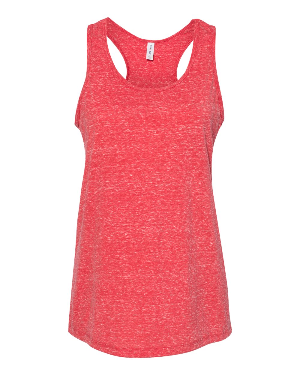 Women's Snow Heather Jersey Racerback Tank Top - 88WTKR 4