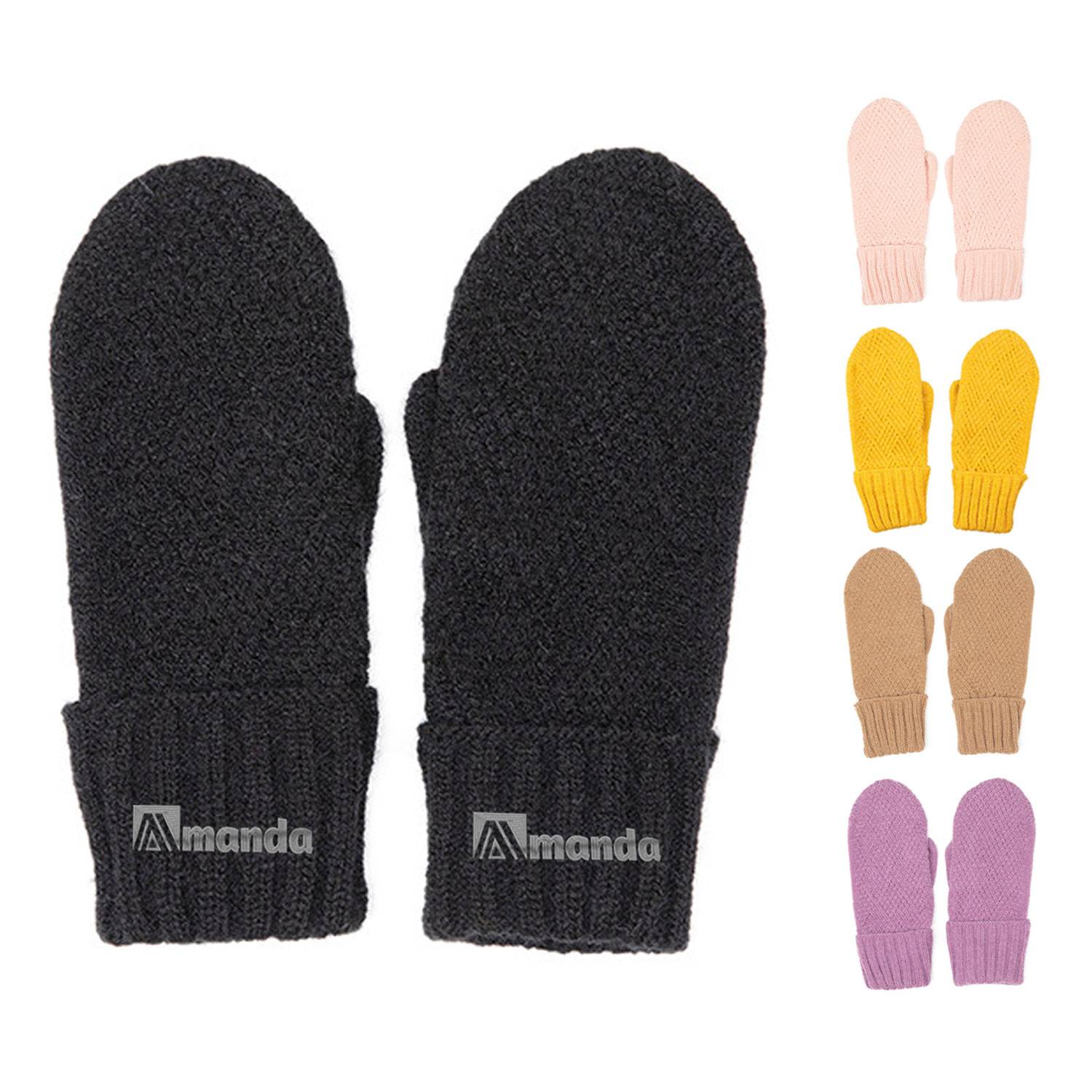 WInter Deluxe Knit Mittens Gloves 2
