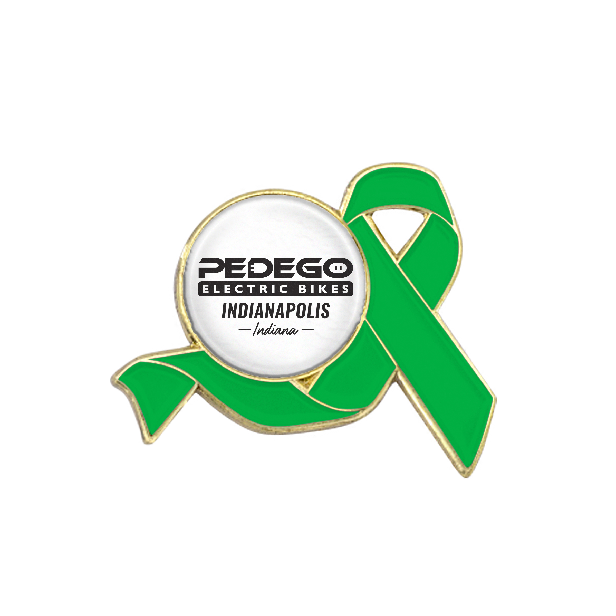 Awareness Ribbon Lapel Pins w/ Custom Logo 17