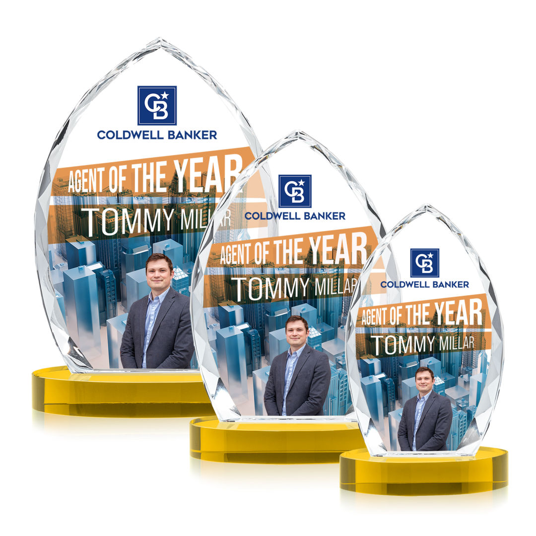 Wilton VividPrint™ Award on Alberton Base - Gold