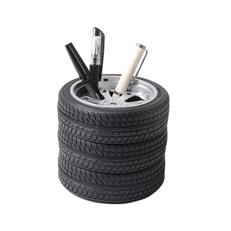 Tire-Shaped Pen Holder Storage 5