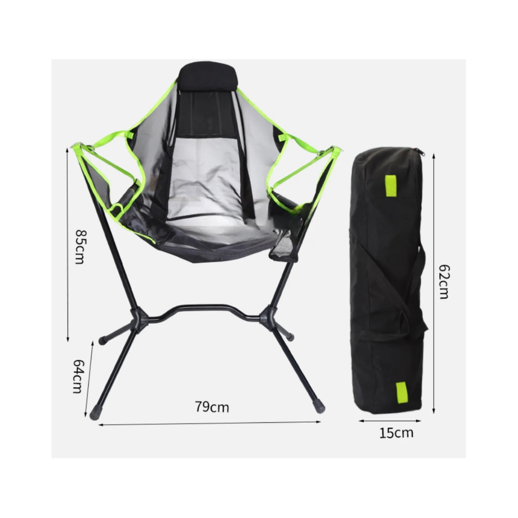 Outdoor Rocker Camping Chair 3
