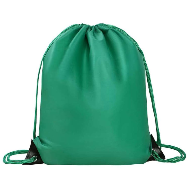 Green Drawstring Bag 17" 2