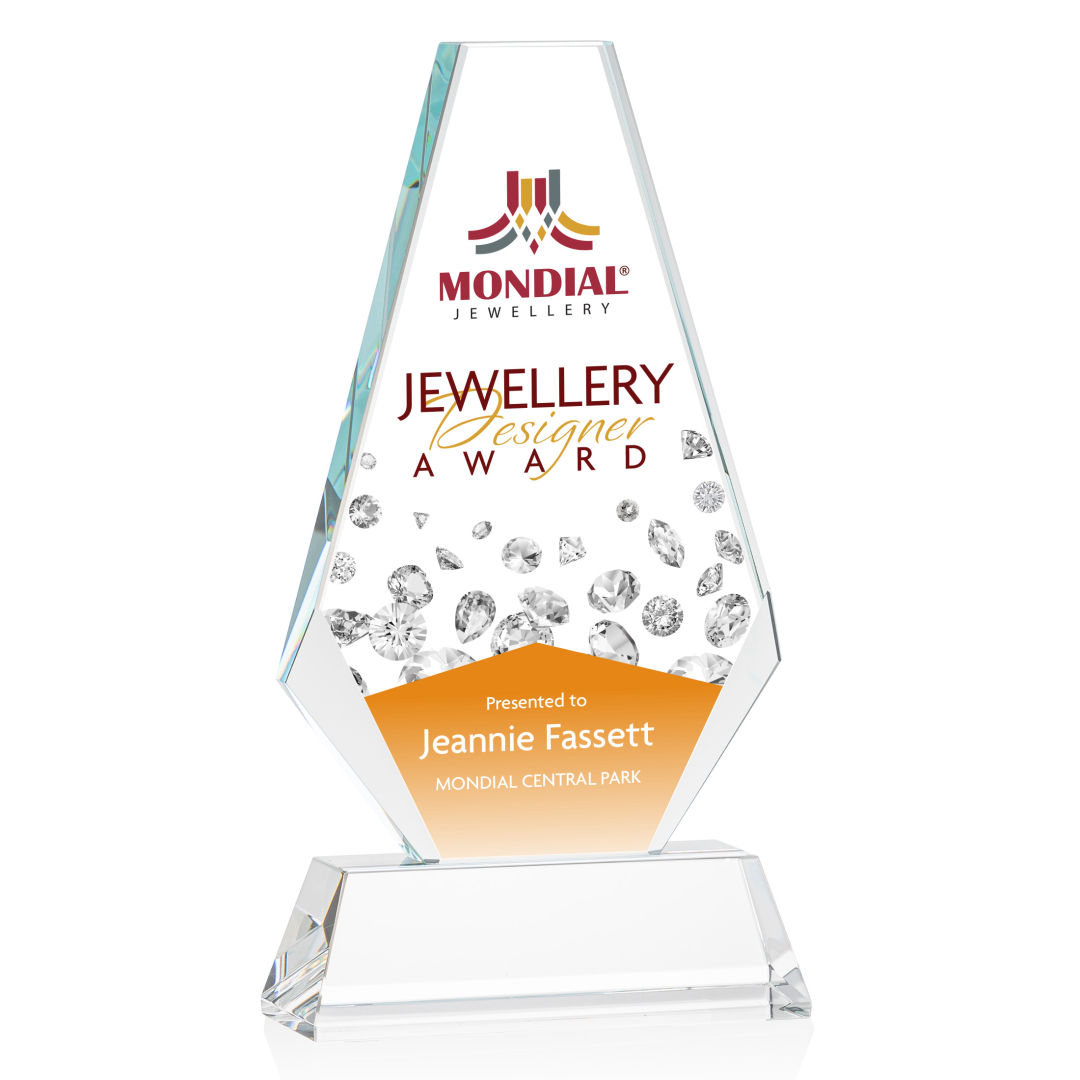 Kingsley VividPrint™ Award on Newhaven Base - Clear 3