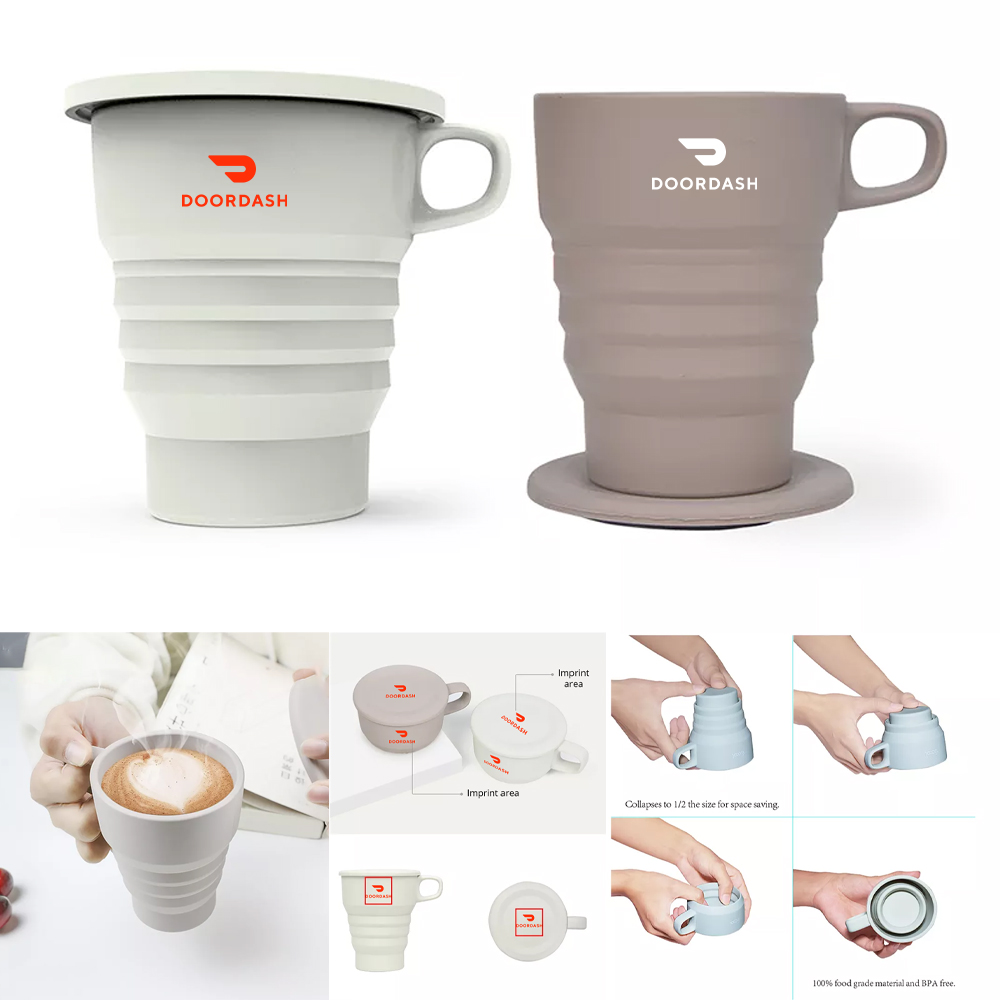 Tims Collapsible Silicone Coffee Mug - 10 oz 2
