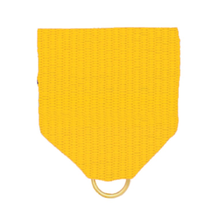 Solid Yellow Pin Drape Ribbon with Jump Ring 2