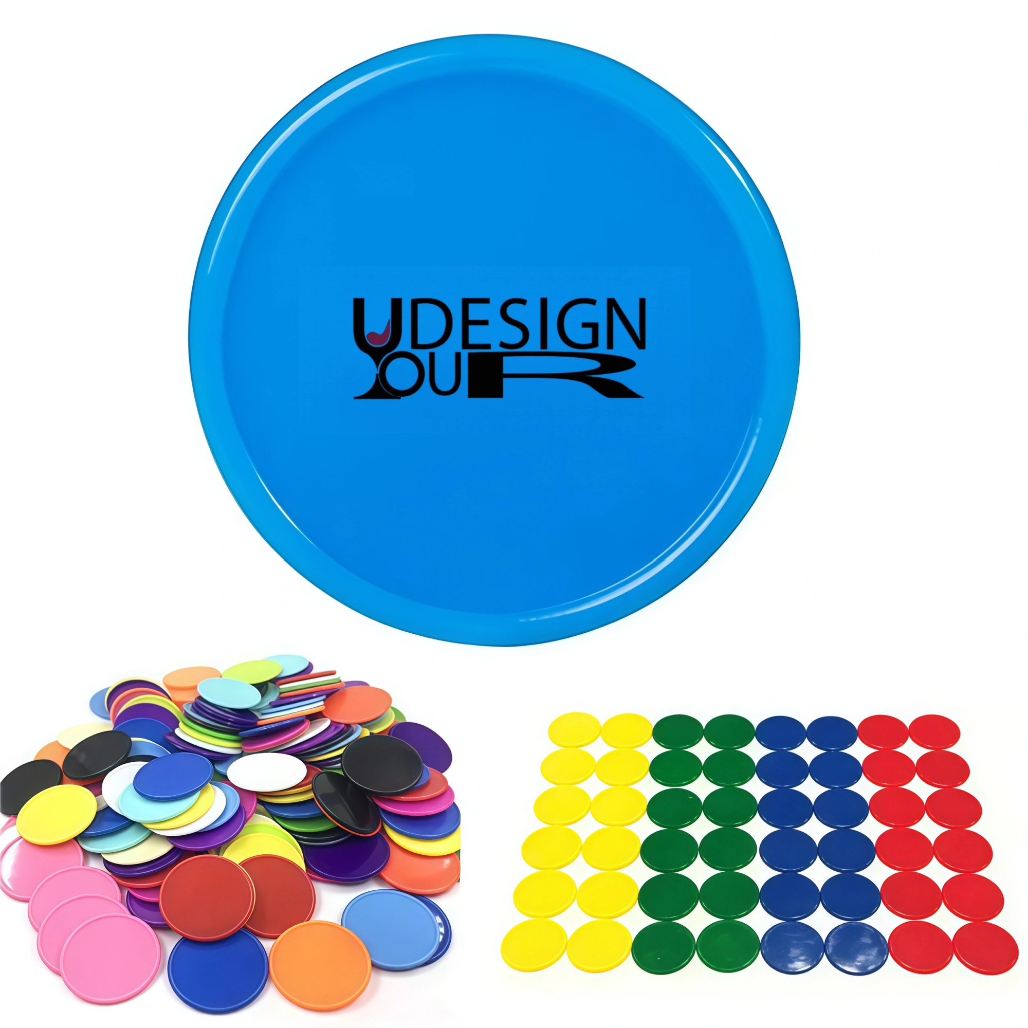 Full Color Printed Round Plastic Token 2