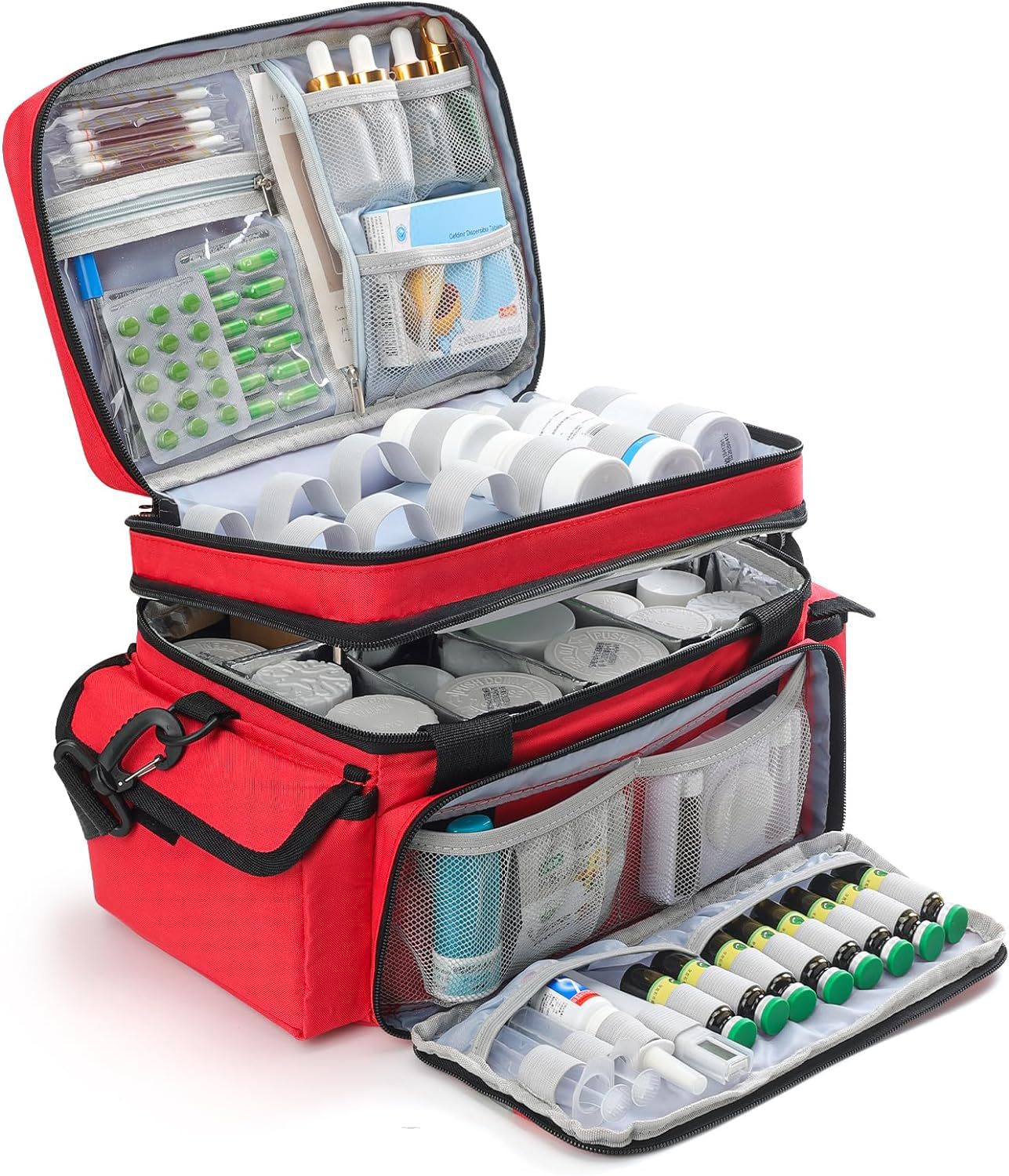 First Aid Kit Medicine Bottle Storage Bag 2