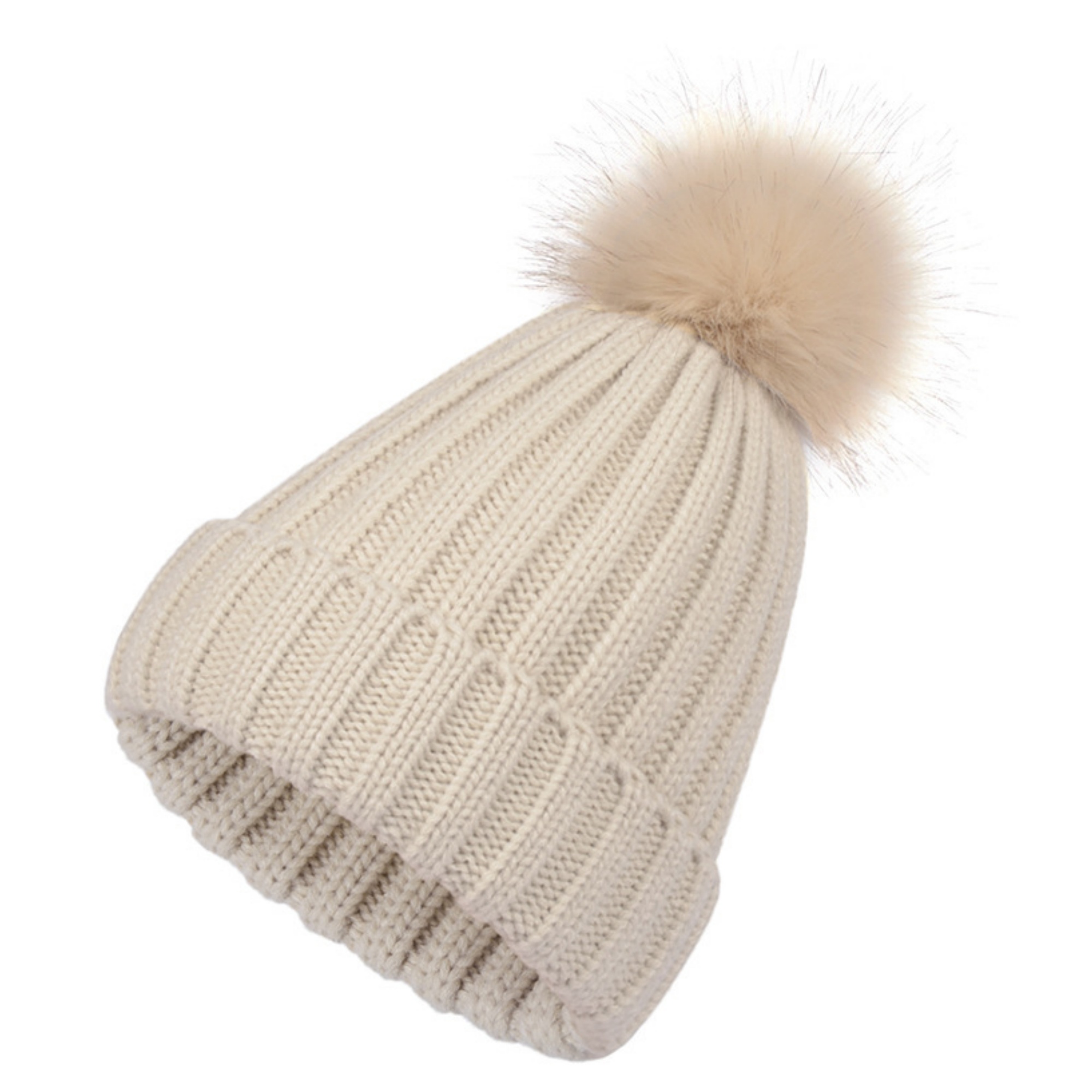 Women Winter Ski Hat with Pom 9