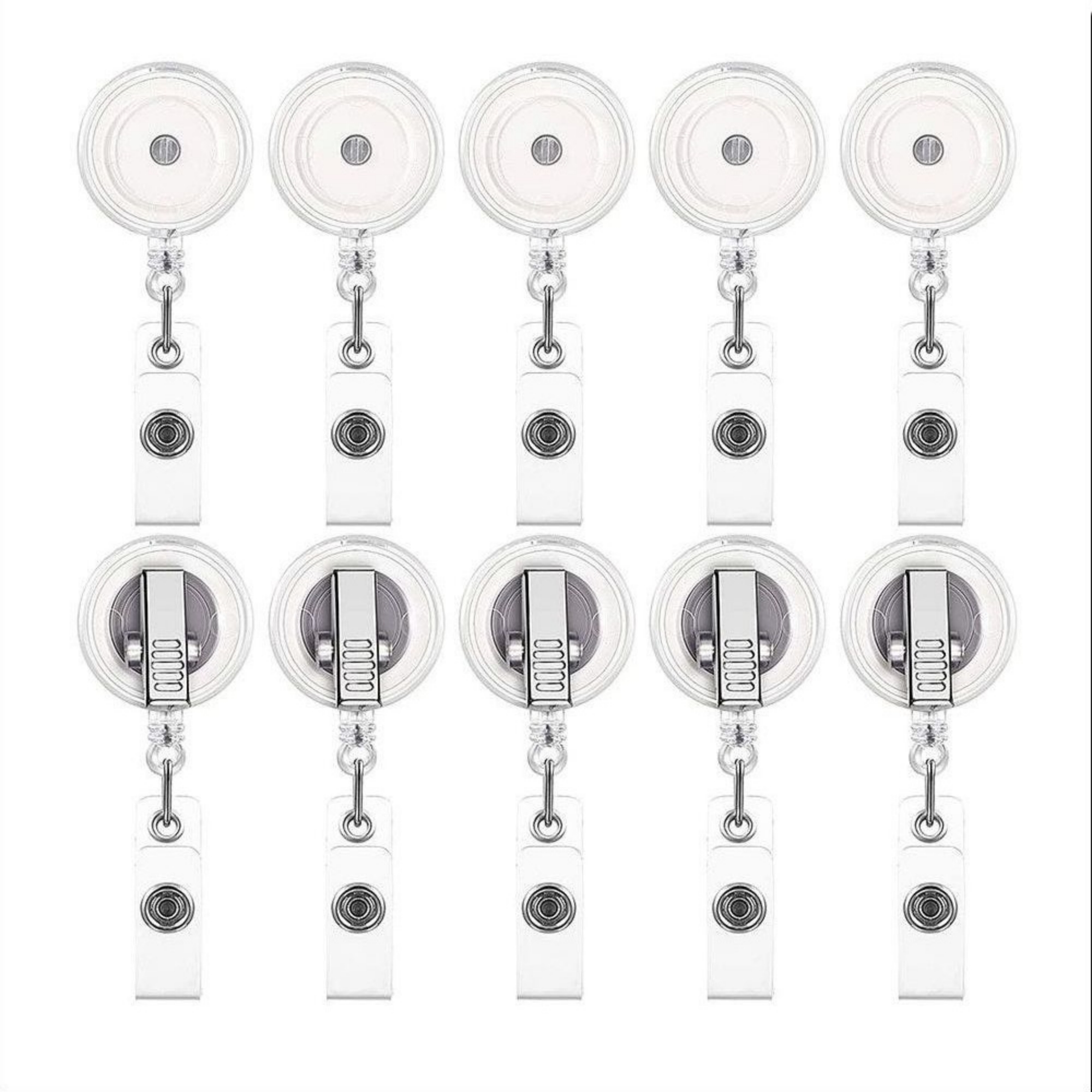 Clear Retractable Badge Reel 3