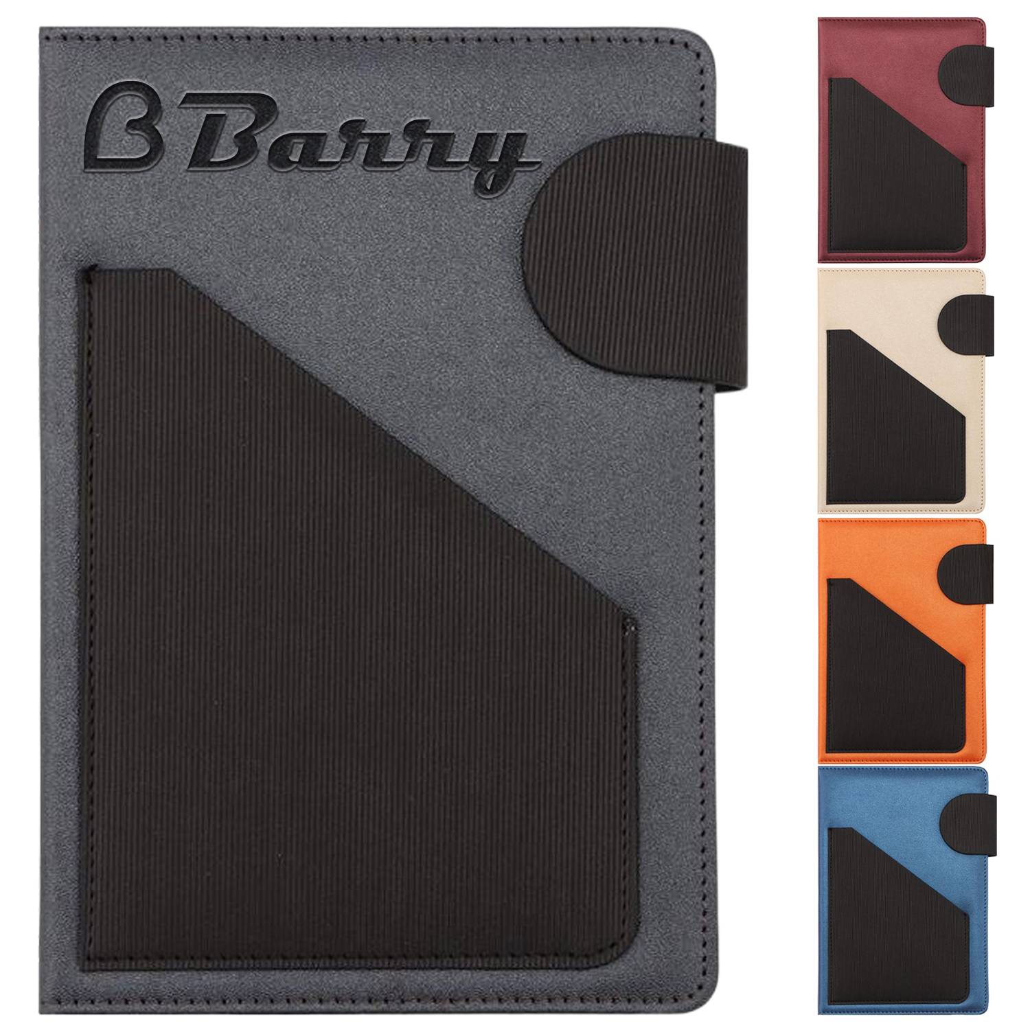 A5 PU Leather Business Notebook w/ Pocket 2
