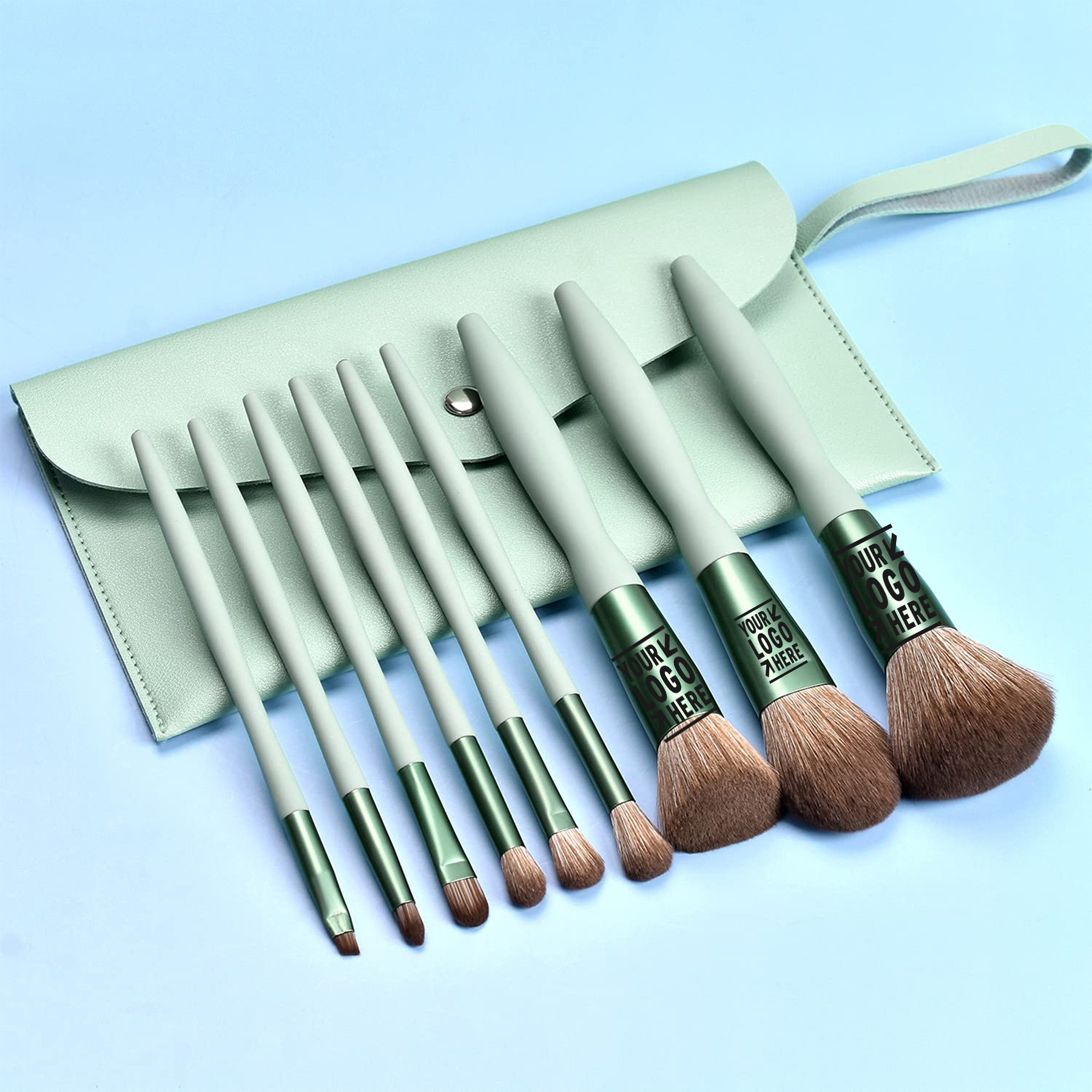 Professional 9 Piece Makeup Brush Set 1
