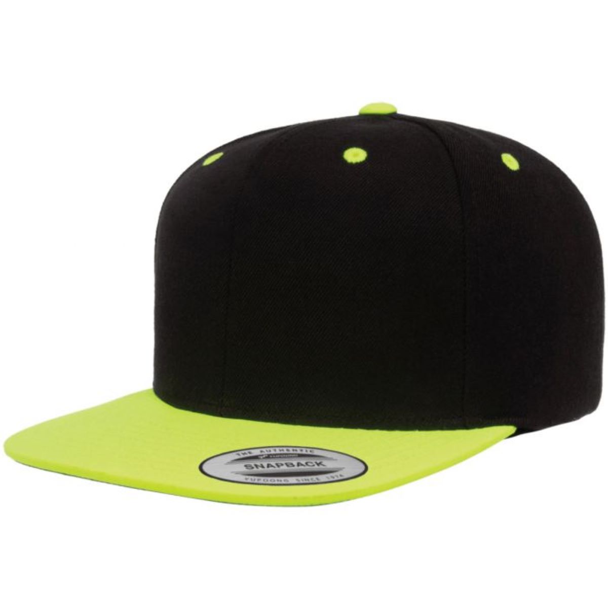Yupoong 6089M YP Classics Premium Flat Bill Snapback Hat with Embroidery 19