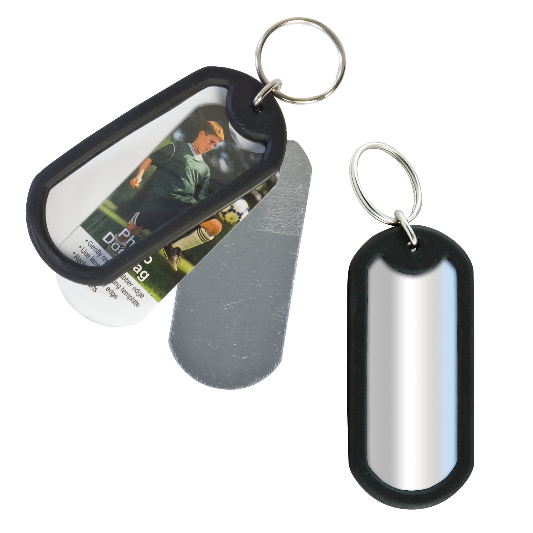 Photo Dog Tag Keytag 2