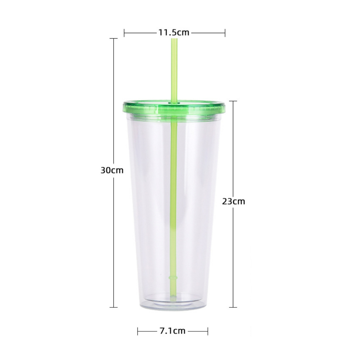 32Oz. Acrylic Tumbler with Lid and Straw for Drinks 5