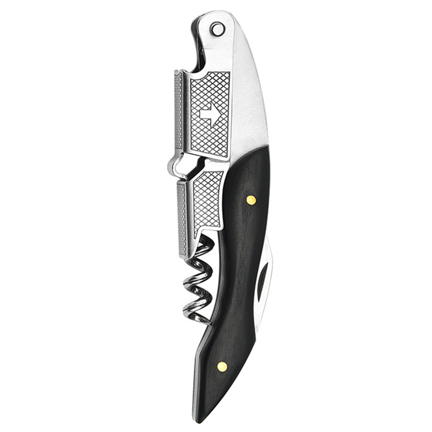 Foldable Multi-tool Corkscrew with Opener and Knife 5