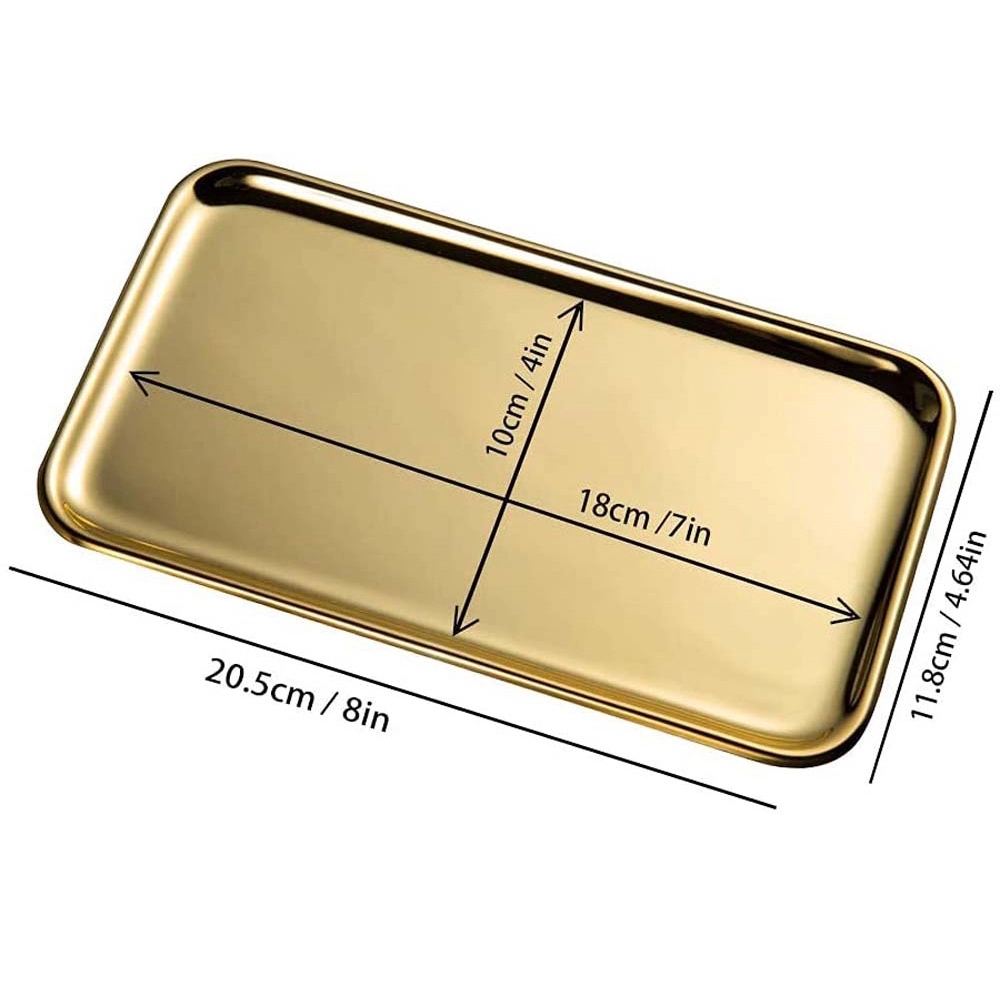 8" x 4.6" Metal Rolling Tray 2