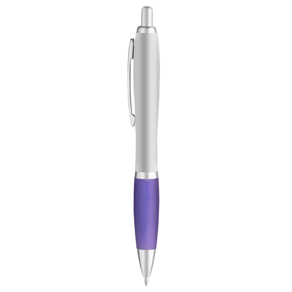 Curvaceous Matte Silver Ballpoint 122