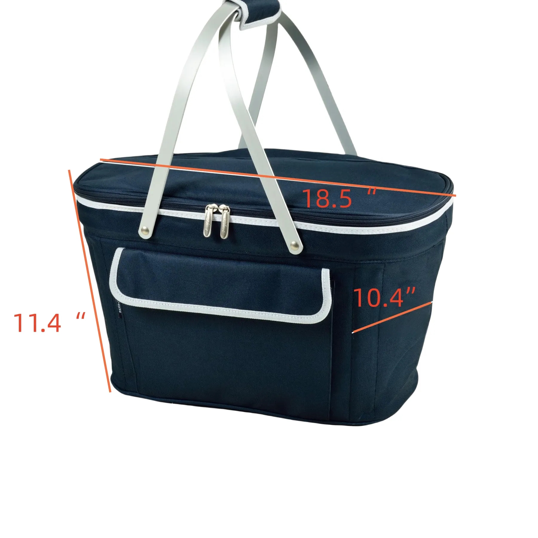 Insulated Folding Picnic Basket Cooler 3