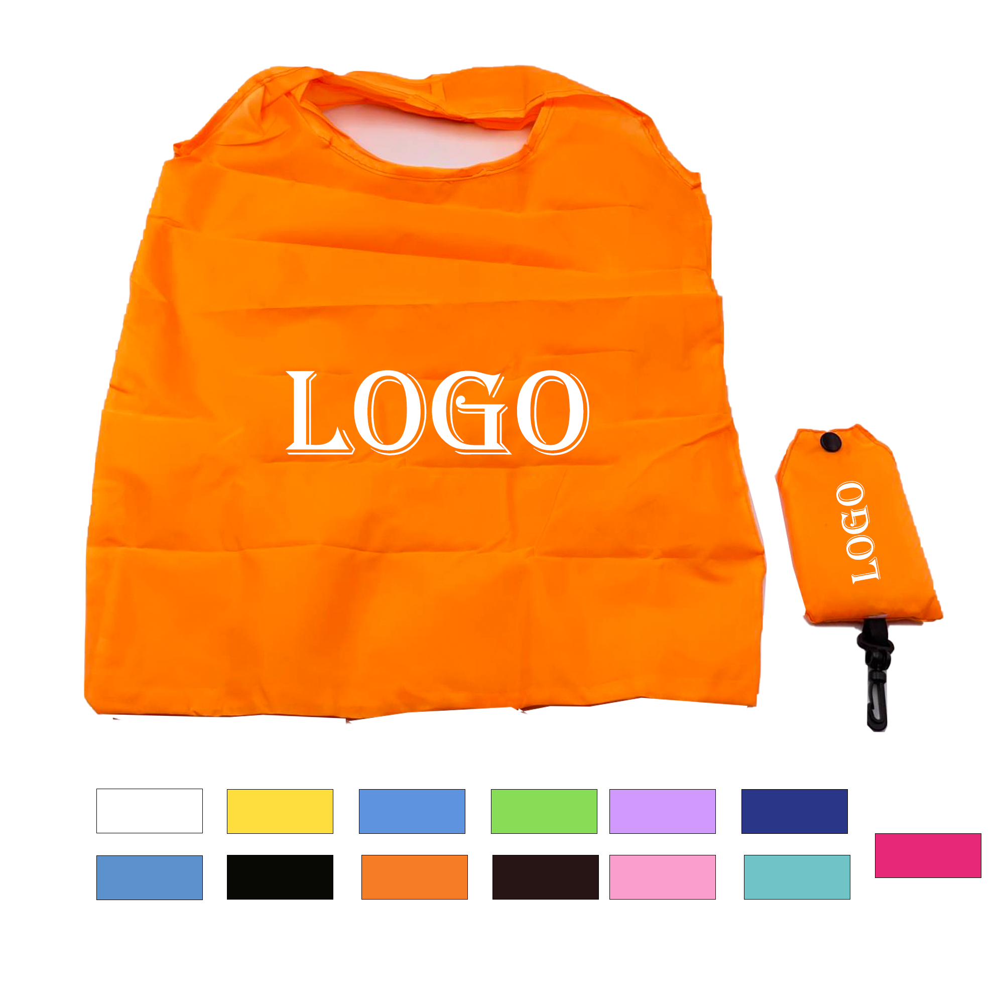Foldaway Shopping Tote Bag with Carrying Clasp 2