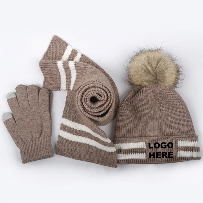 Cute Warm Beanie Caps Set for Kids 7