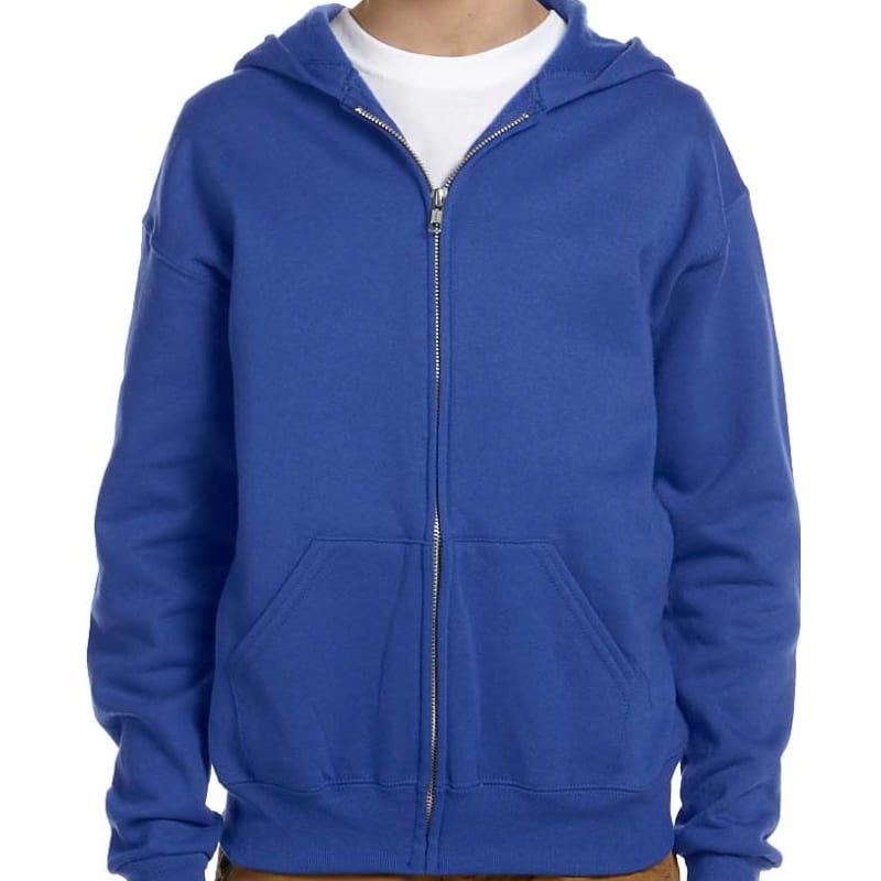Jerzees Youth 8 Oz., 50/50 NuBlend® Fleece Full-Zip Hood 3