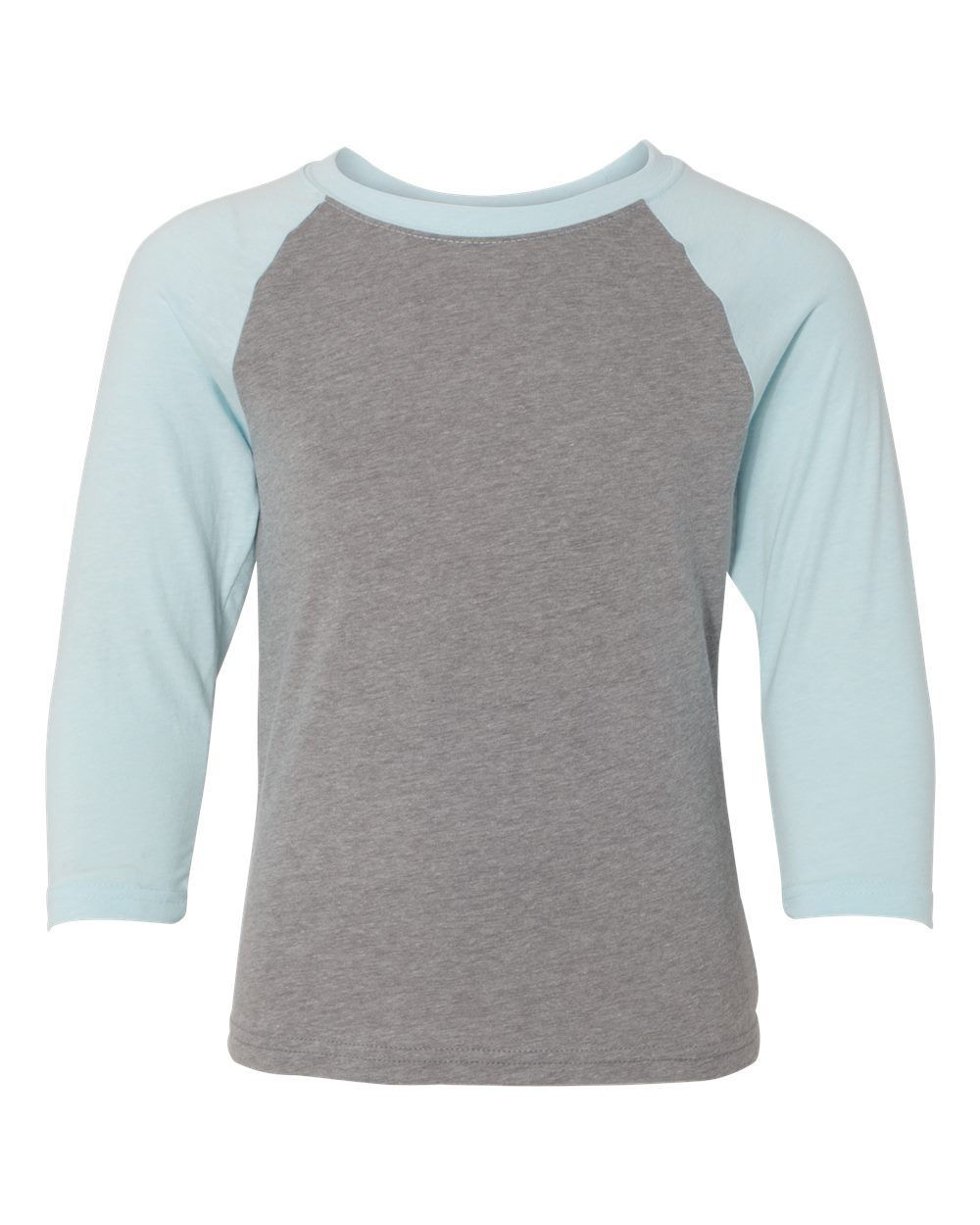 Youth CVC Three-Quarter Sleeve Raglan Tee - 3352 3