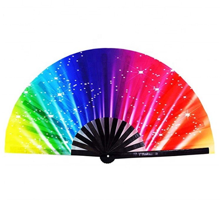 Plastic Ribs Fabric Fan 4