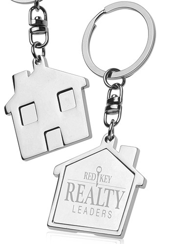 House Metal Keychain 2