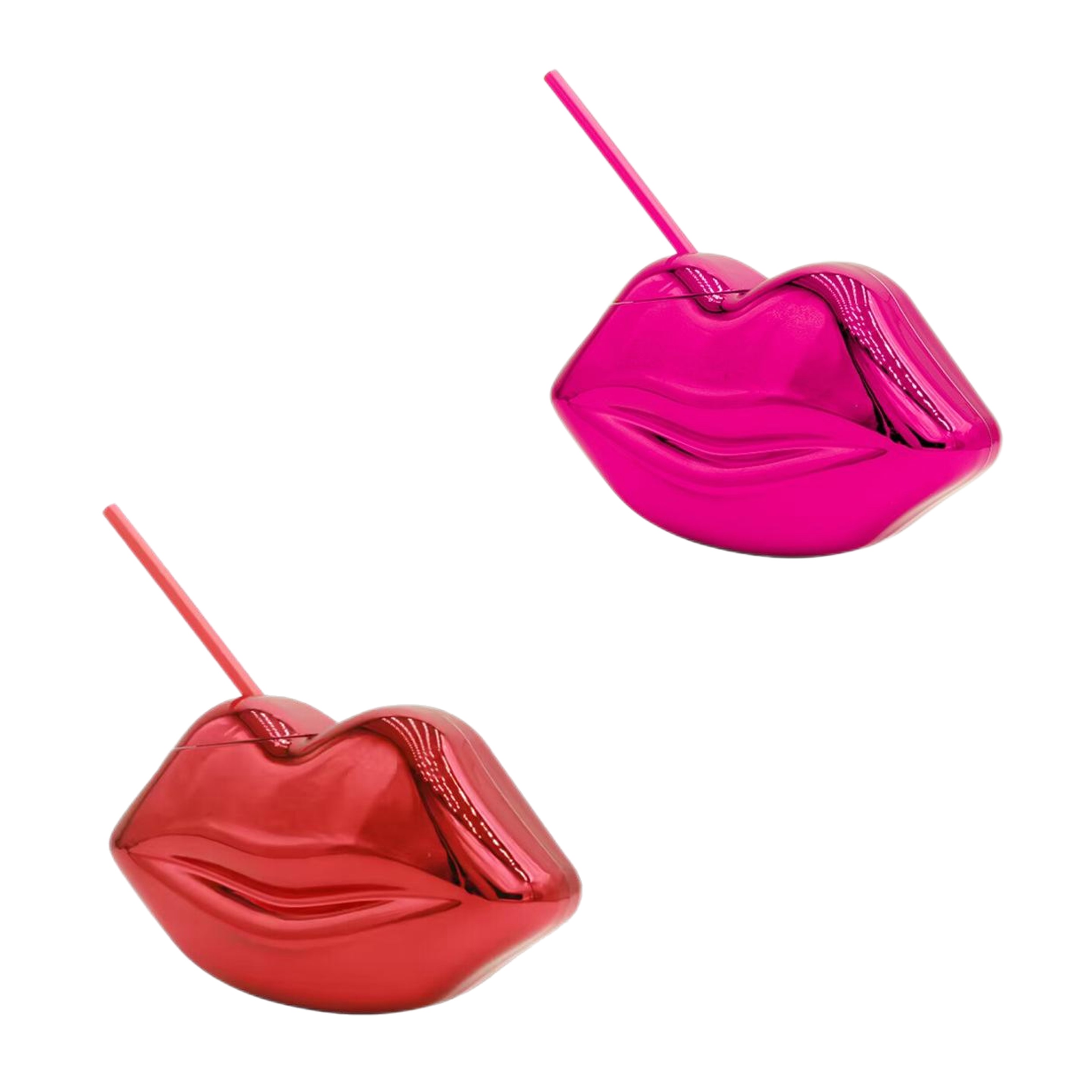 20oz Lip Shaped Cup with Straw (direct import) 4