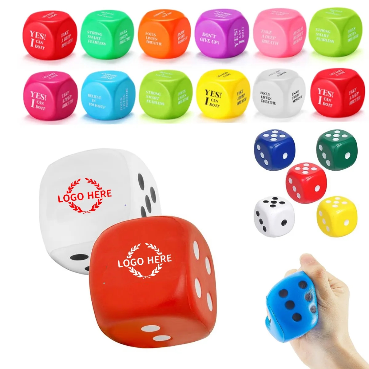 Custom Dice Stress Ball 2