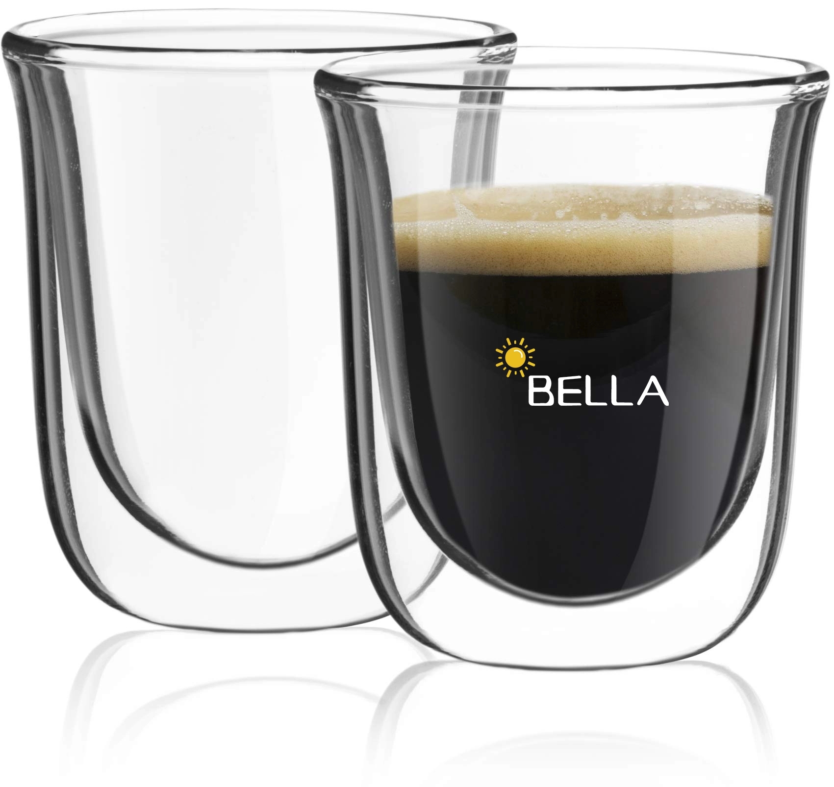 2 Oz Double Walled Espresso Glasses 2